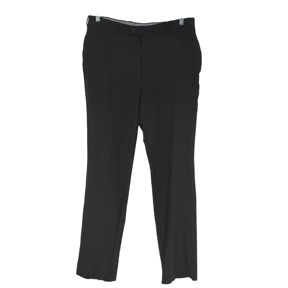 Peter Millar 36‎ Black Shadow Creek Wicking Performance Golf Pants Luxury Tech